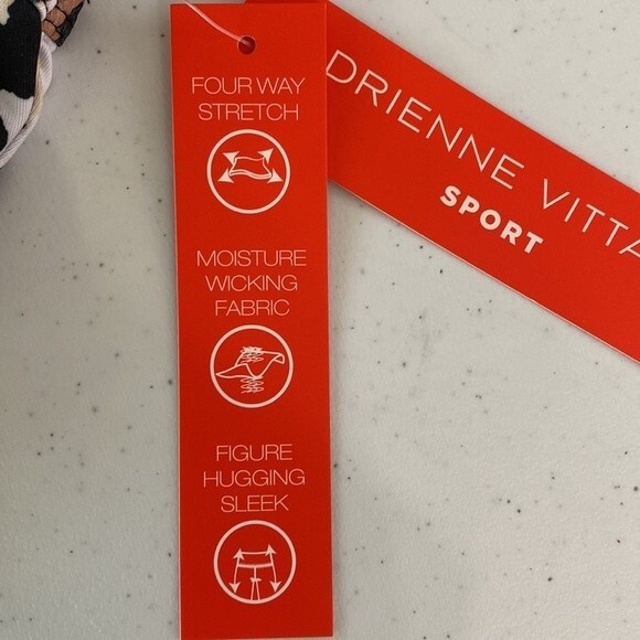 Adrienne Cittadini Animal Camo Print Padded Sport Bra Athletic Yoga Gym Workout - Picture 5 of 10